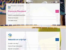 Tablet Screenshot of flevoland.nl